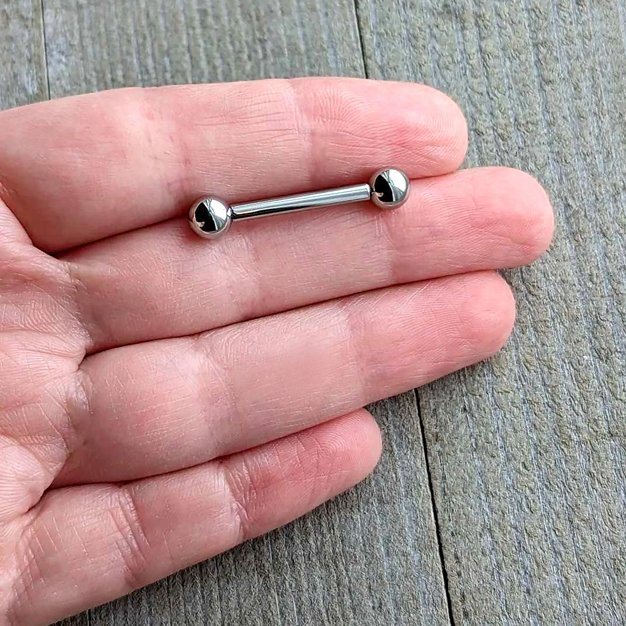 10 Gauge Stainless Straight Steel Barbell 3/4 6mm