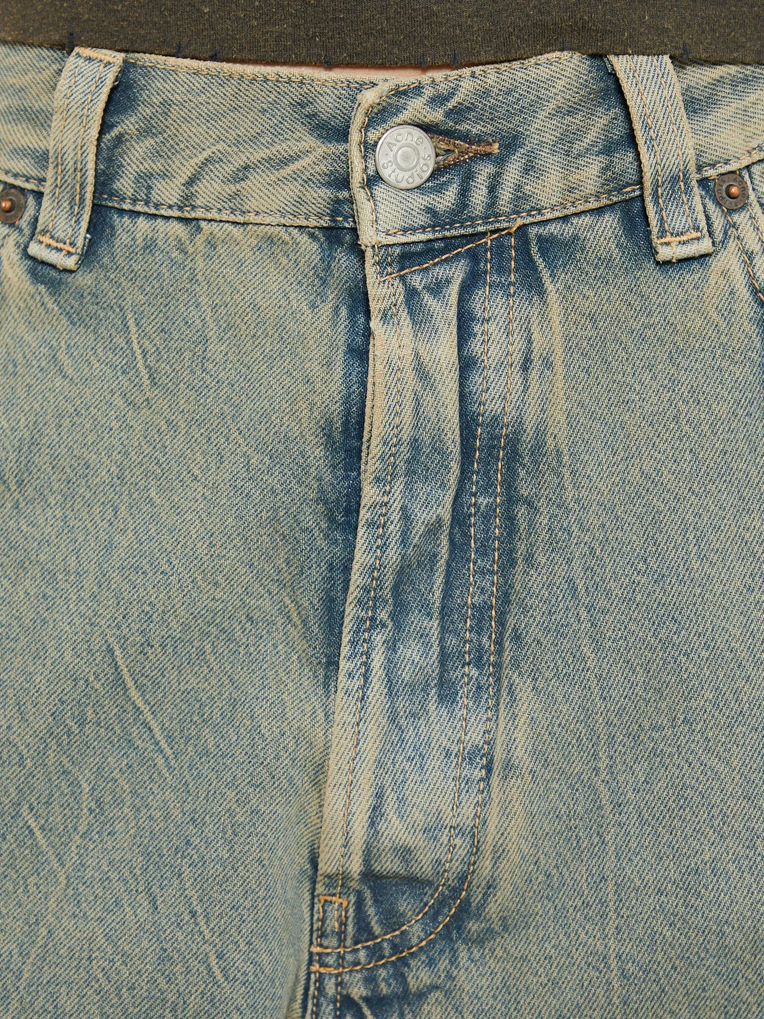 2023F Super Baggy Fit Jeans in Blue and Beige
