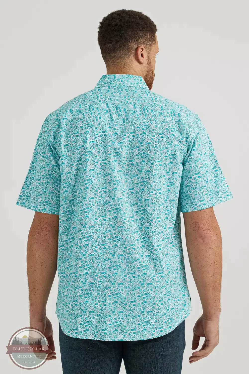 20X Competition Advanced Comfort Snap Shirt in Pine Paisley by Wrangler 112344692