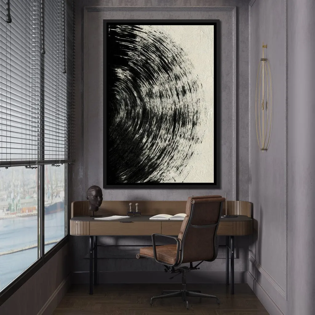 Abstract Black Circle - Evgeny Vetrov