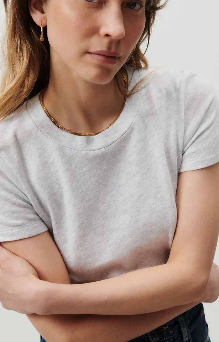 American Vintage Womens Round Neck Sonoma - Arctic  Melange