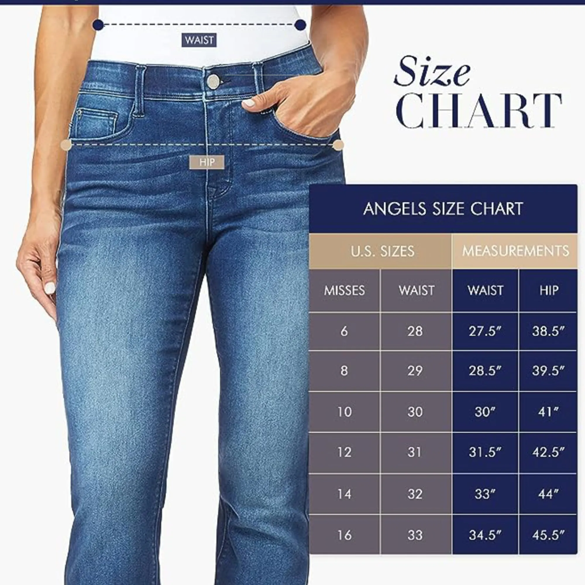 Angels Forever Young Women's 360 Sculpt High Rise Denim Shorts