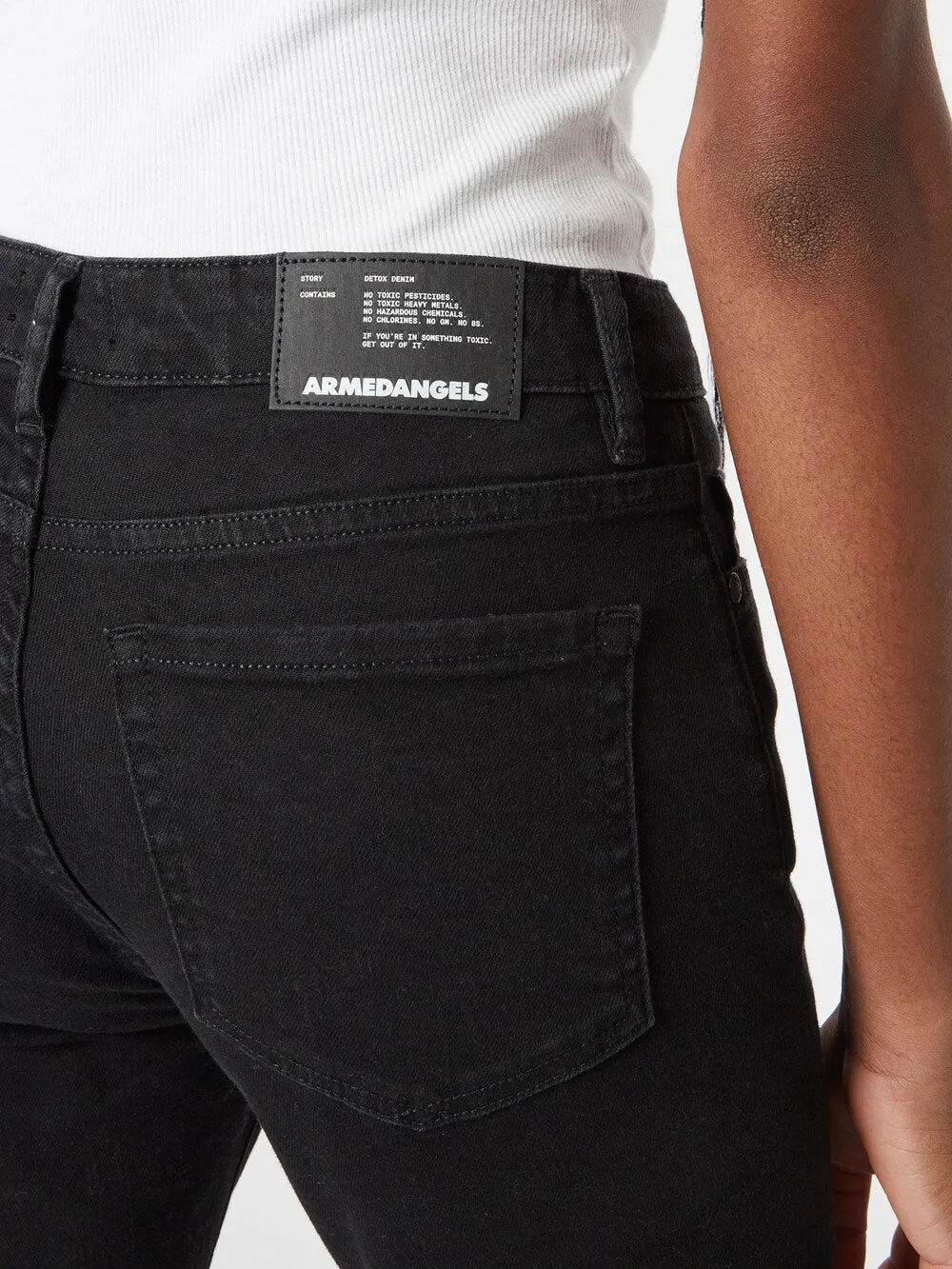 Armedangels Tilla skinny jeans, black