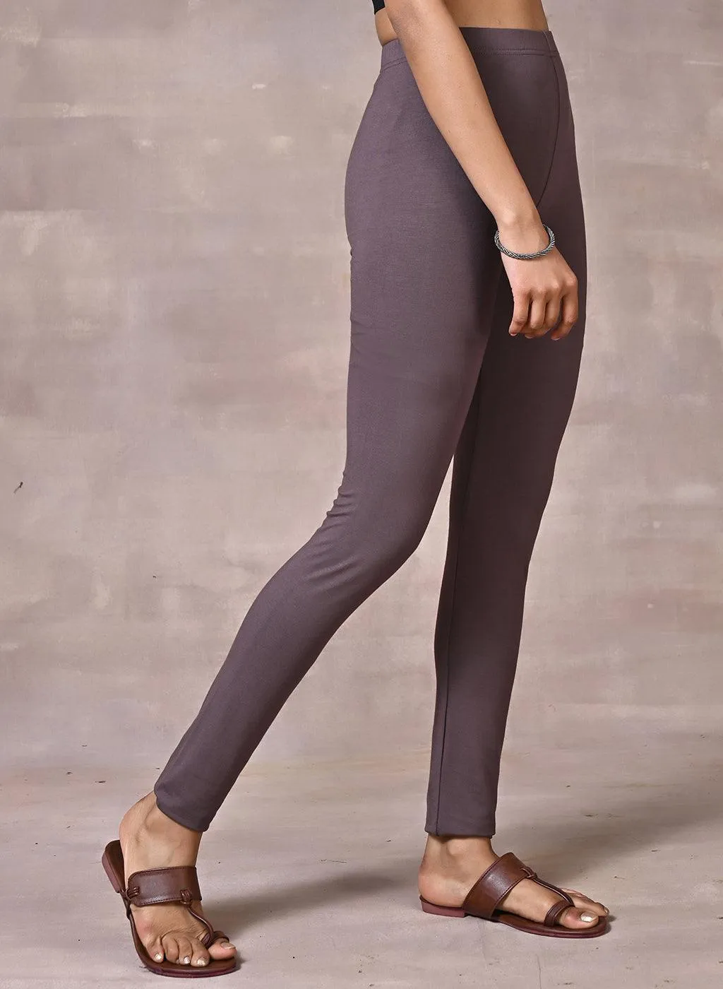 Ash Grey Plain Tight
