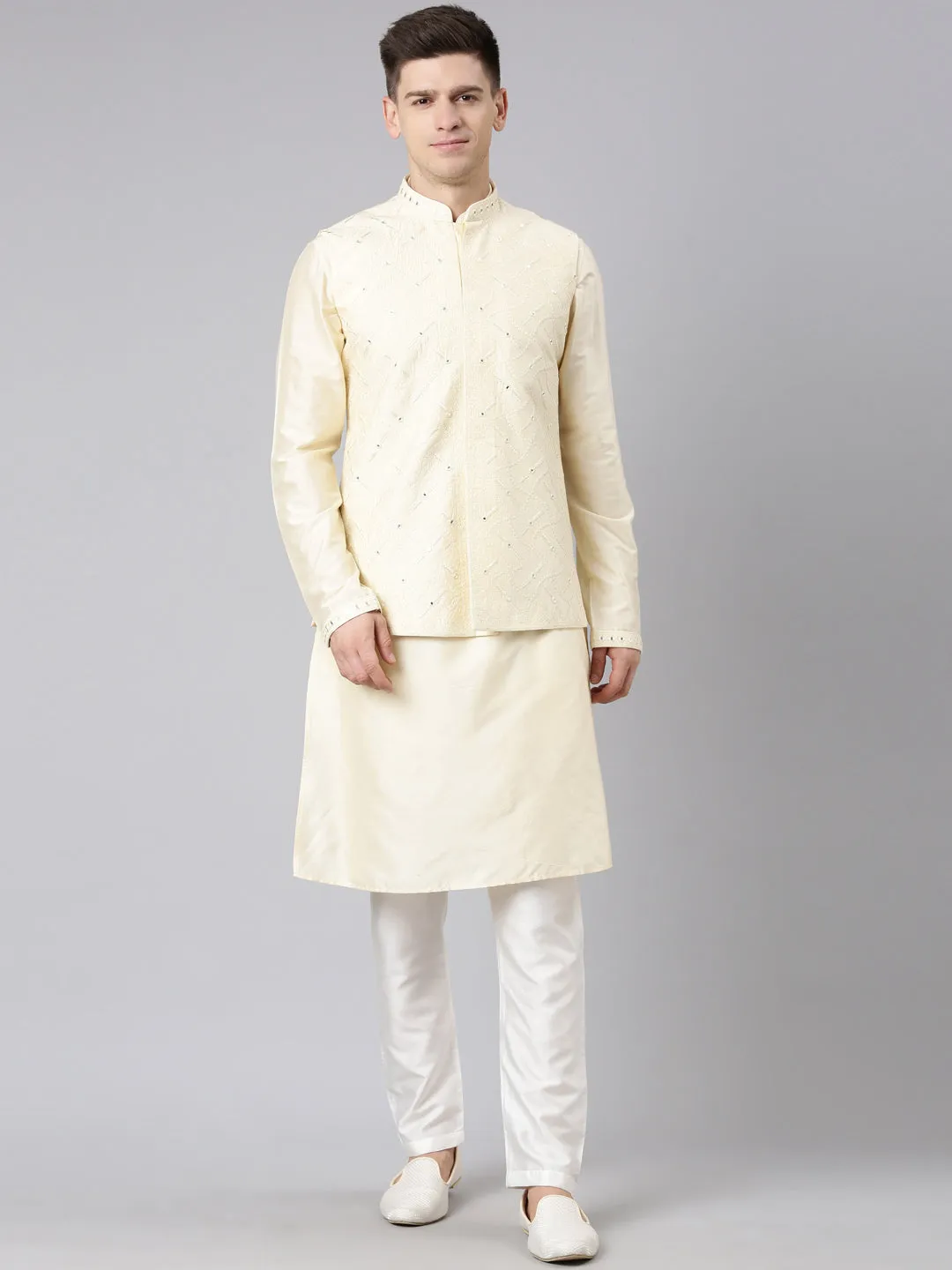 Beige Dori Embroidery Jacket