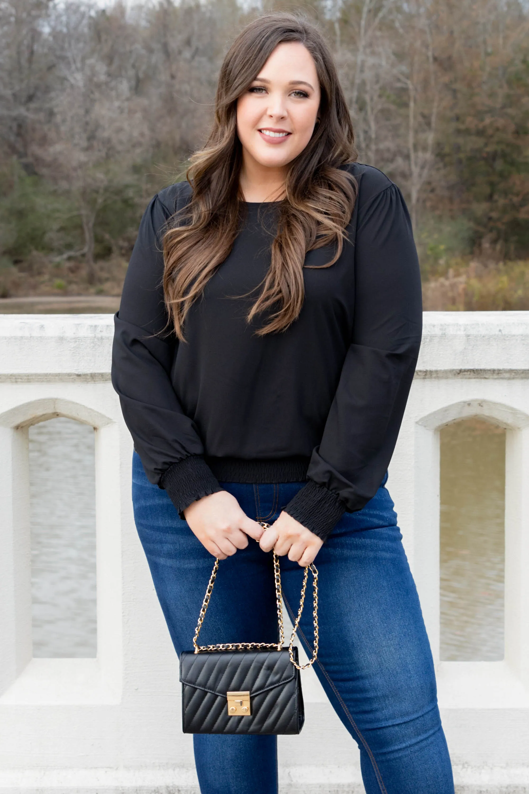 Bells In Santa Fe Top, Black