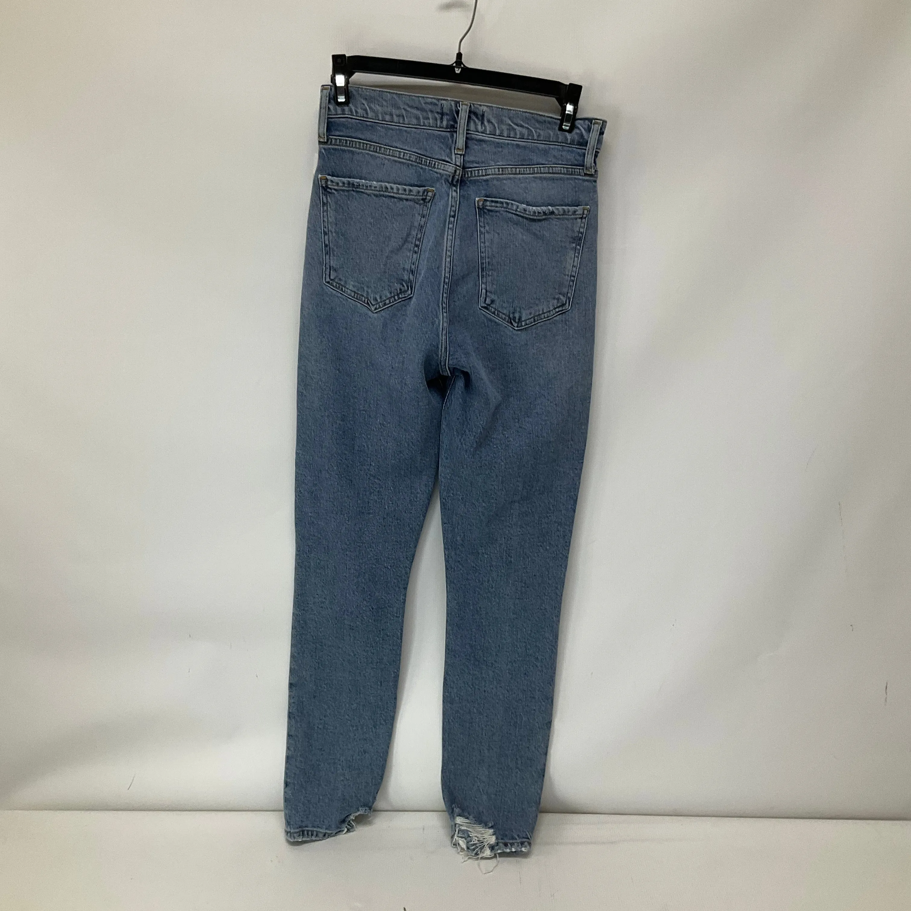 Blue Denim Jeans Straight Agolde, Size 0