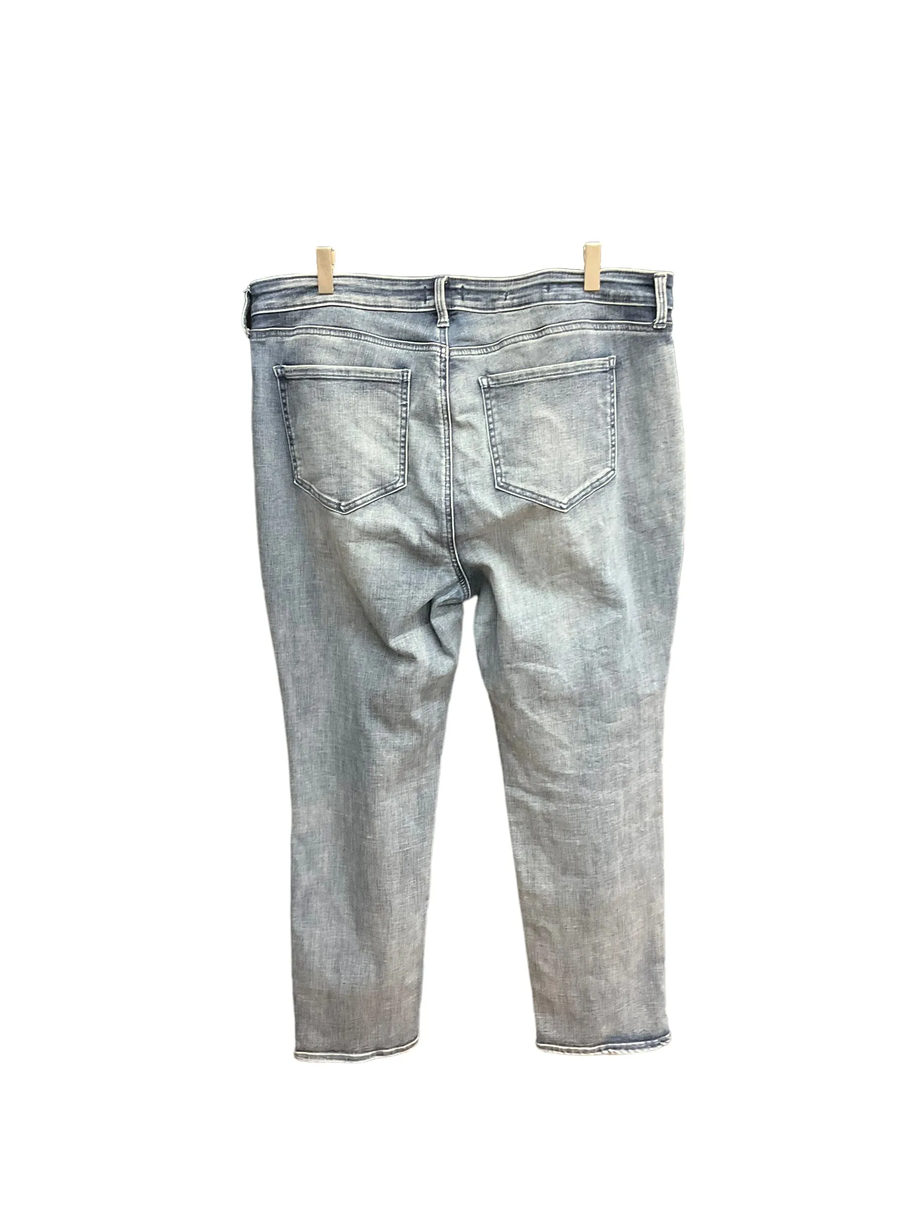 Blue Denim Jeans Straight Not Your Daughters Jeans, Size 16w