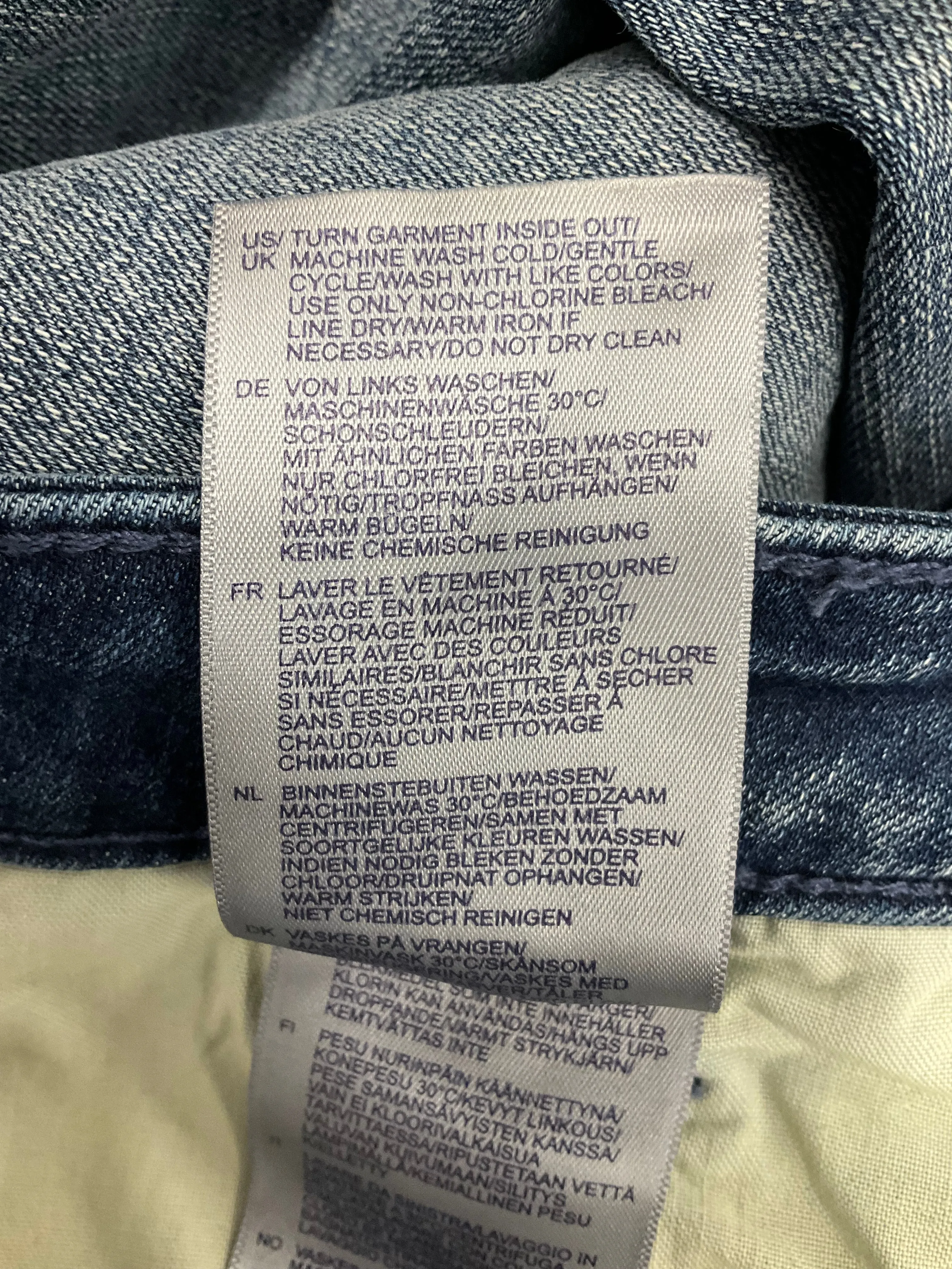 Blue Denim Jeans Straight Not Your Daughters Jeans, Size 16w