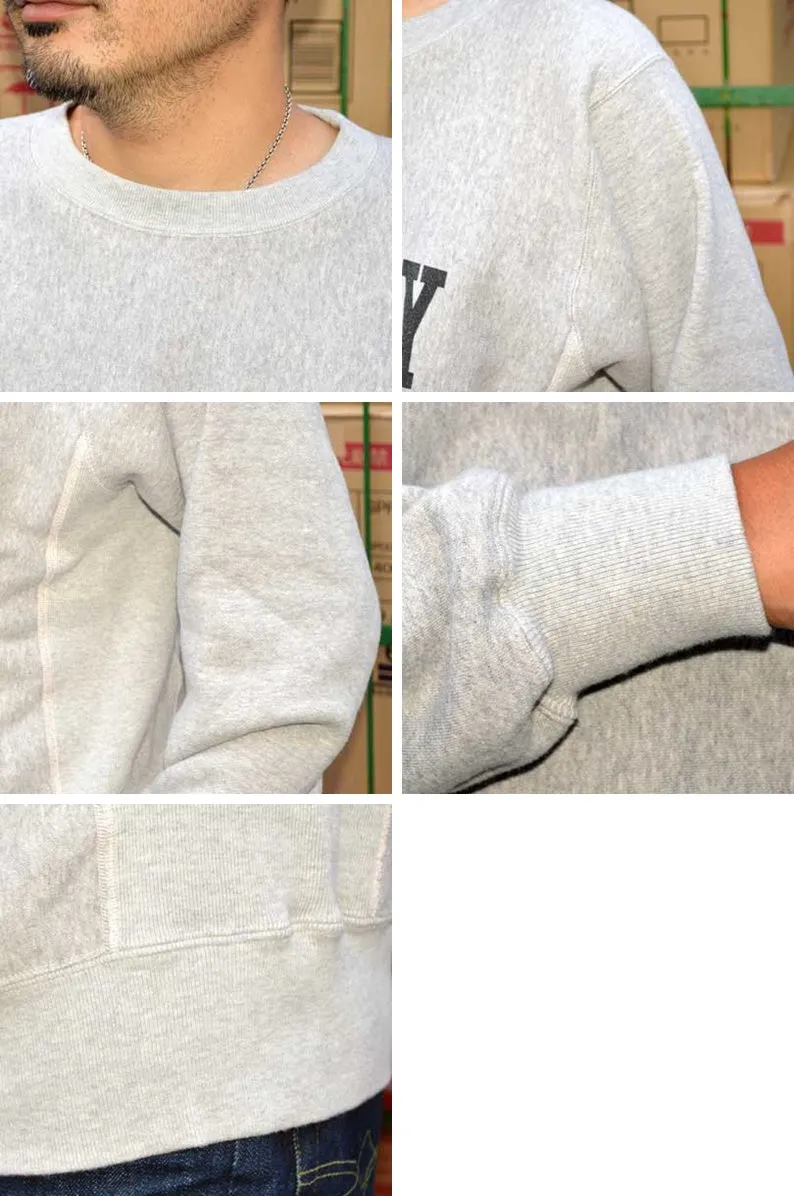 BUZZ RICKSON'S "BR69070" HORIZONTAL KNITTING SWEAT SWEAT SHIRT “GO ARMY BEAT NAVY”