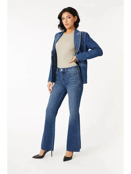 Claudia Flare Jean - Brit Blue