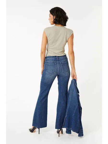 Claudia Flare Jean - Brit Blue