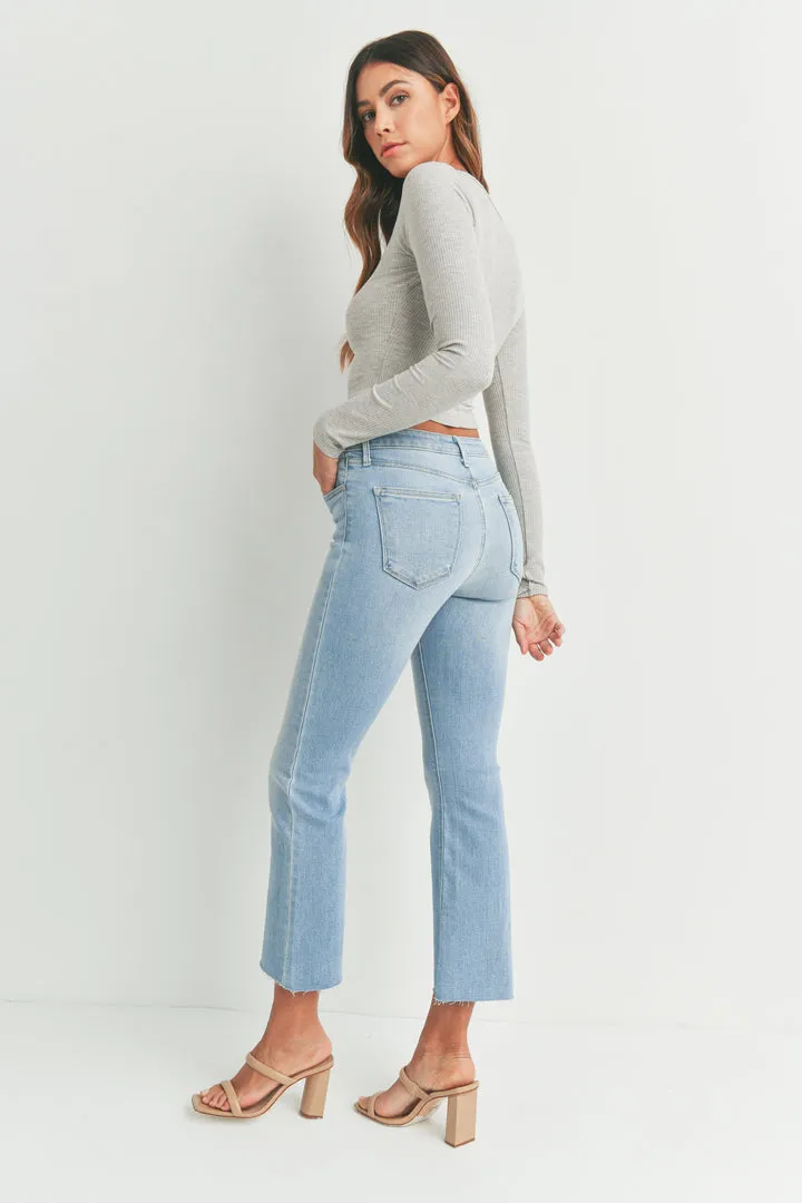 Cropped Demi Flare Jeans