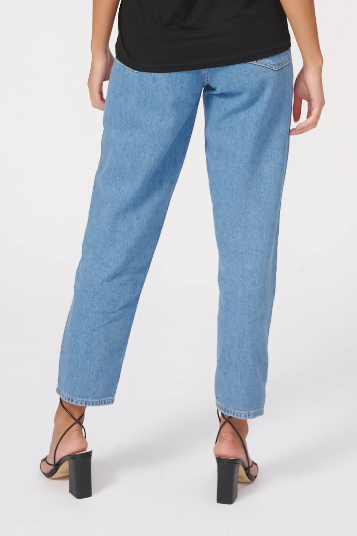 De Originale Performance Mom Jeans - Light Blue Denim