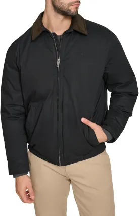 DOCKERS Men's Cotton Twill Bomber Jacket with Padded Lining