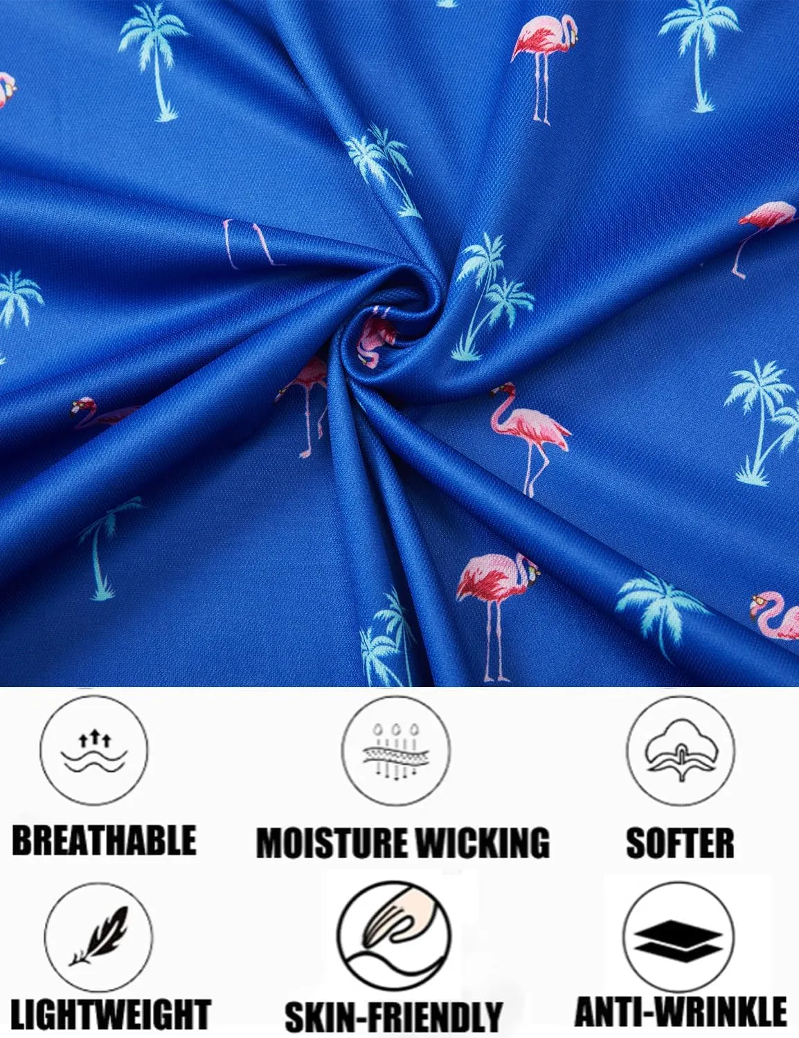 EISHOPEER 2025 New Men's Polo Shirts Short Sleeve Moisture Wicking Quick Dry Athletic Shirt Fashion Golf Shirts