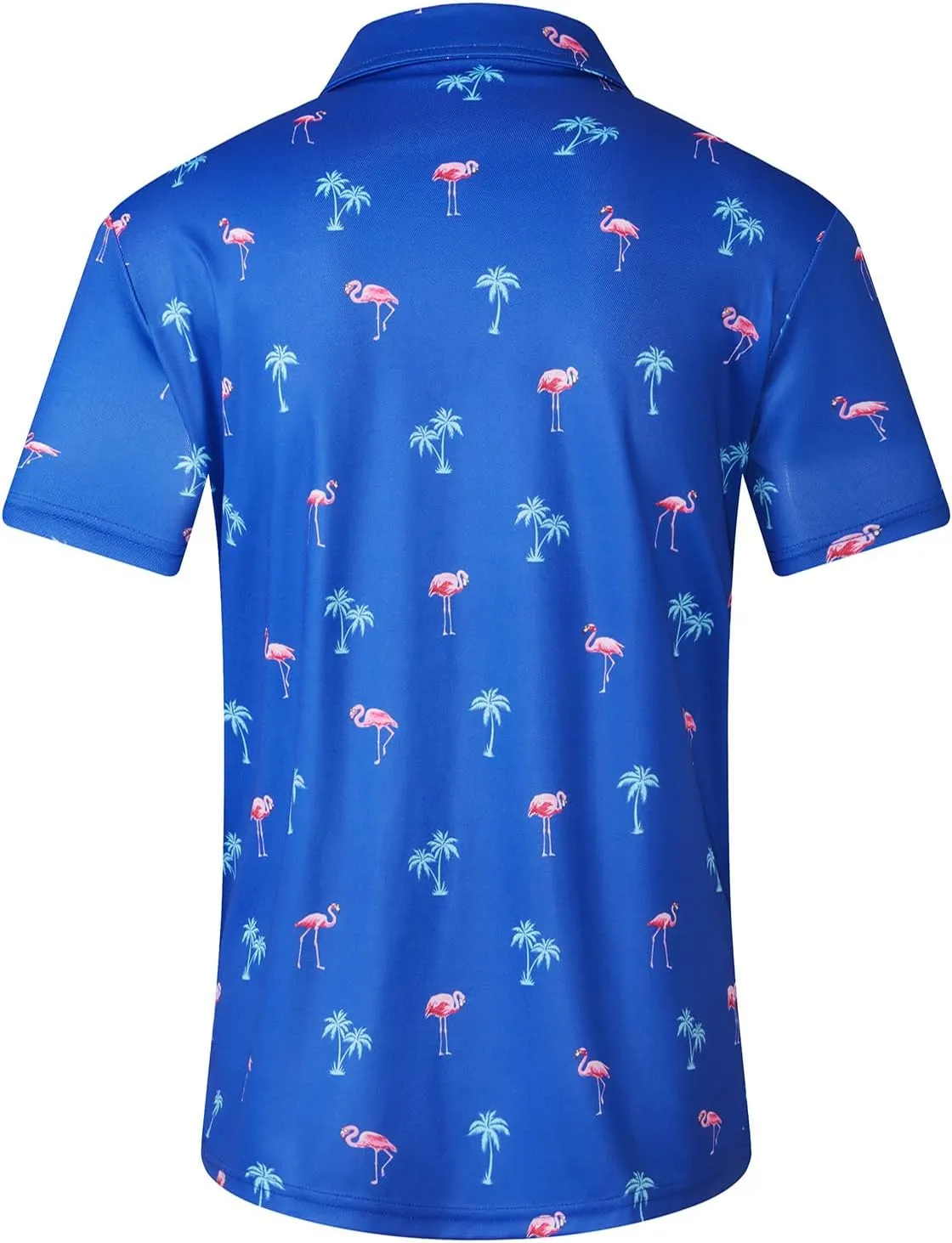 EISHOPEER 2025 New Men's Polo Shirts Short Sleeve Moisture Wicking Quick Dry Athletic Shirt Fashion Golf Shirts