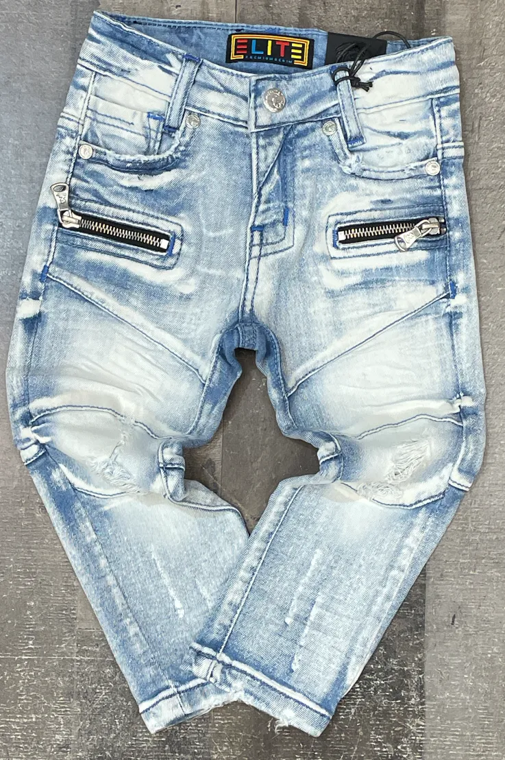 Elite- angry kids jeans (white)