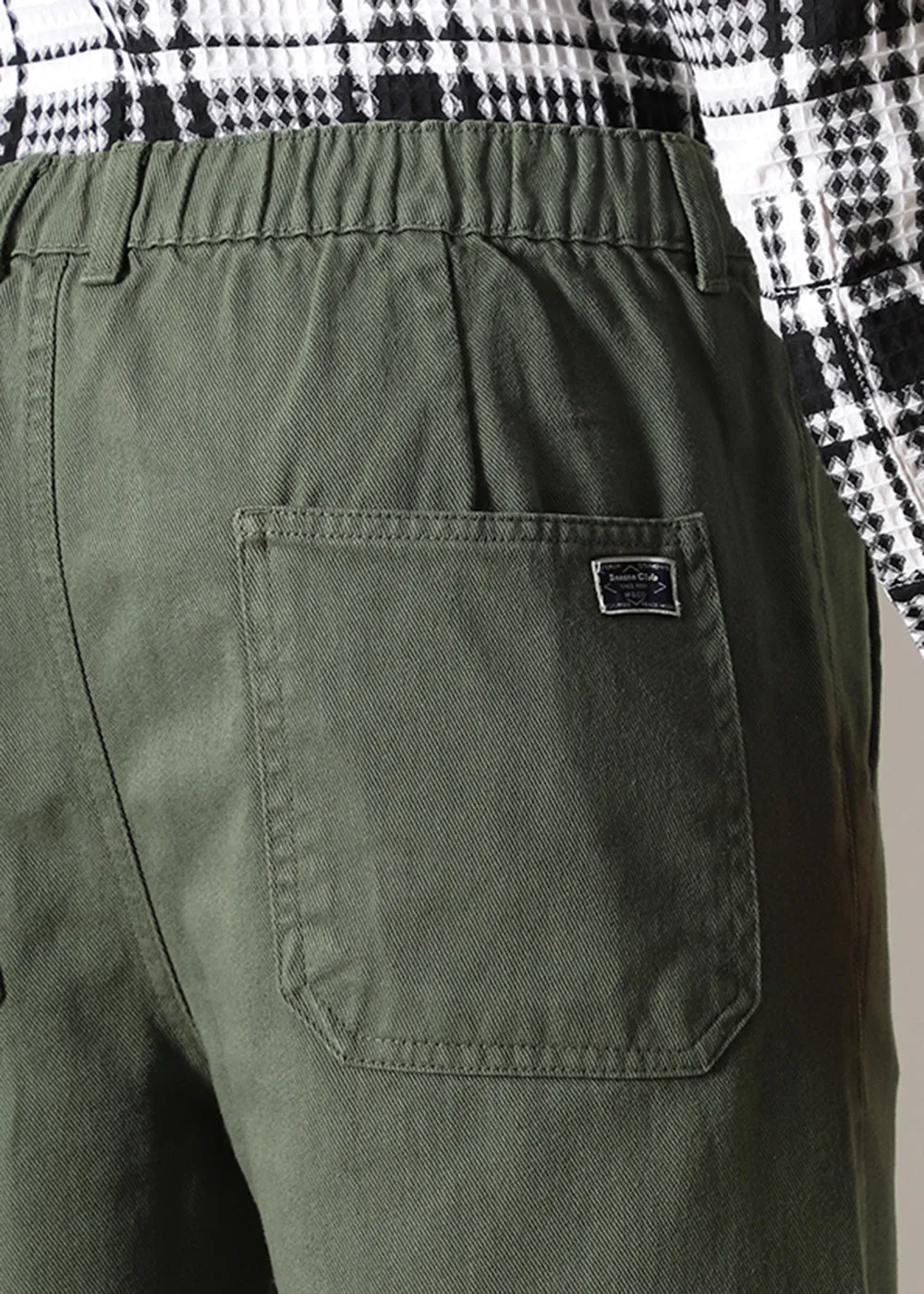 Fern Olive Drill Denim