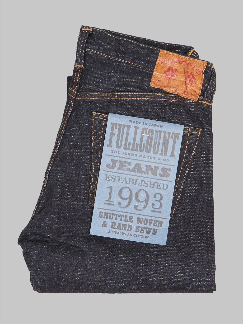 Fullcount 1108XXW 15.5oz Slim Straight Jeans