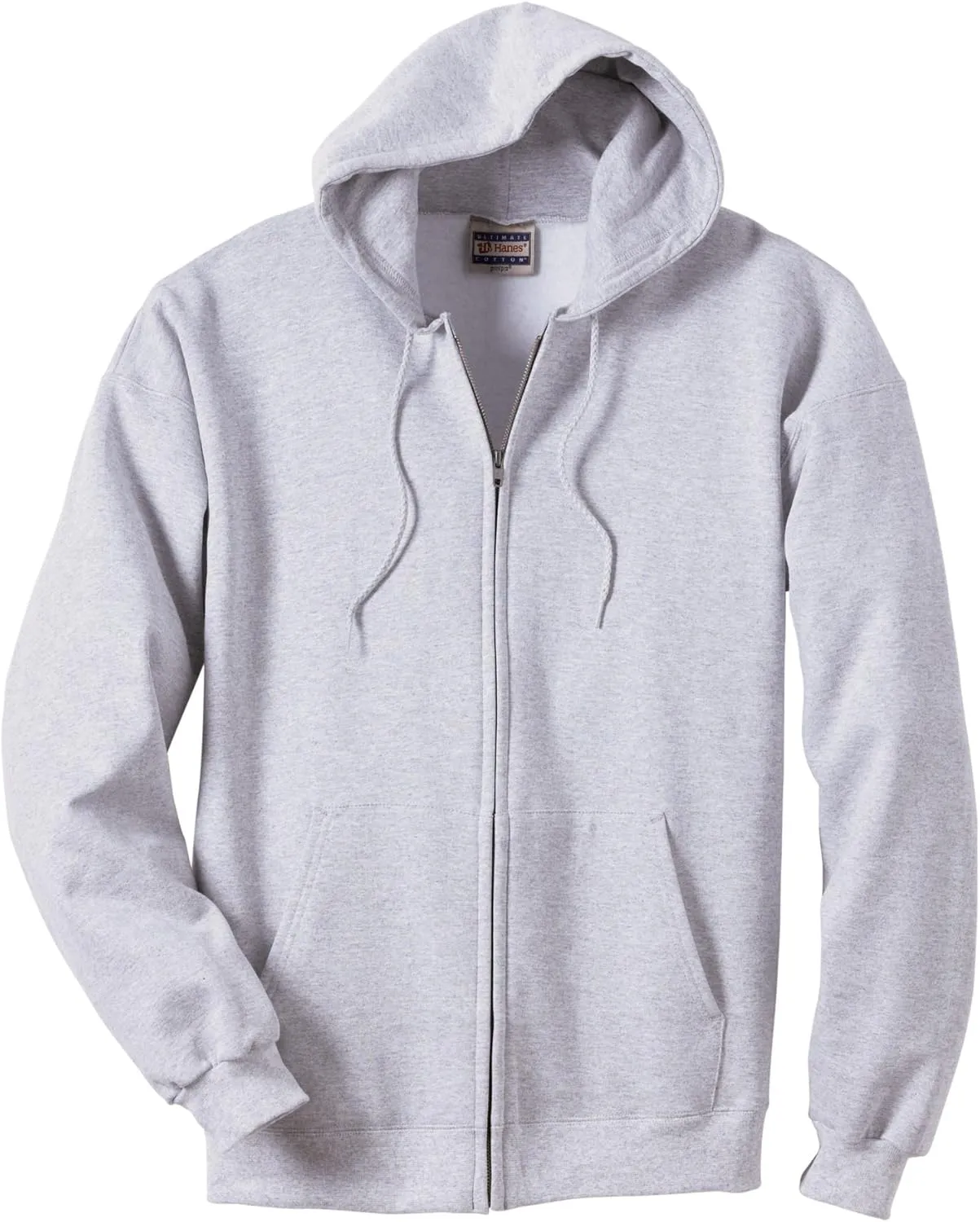 Hanes Ultimate Cotton Full-Zip Fleece Hood 10oz. Sweatshirt