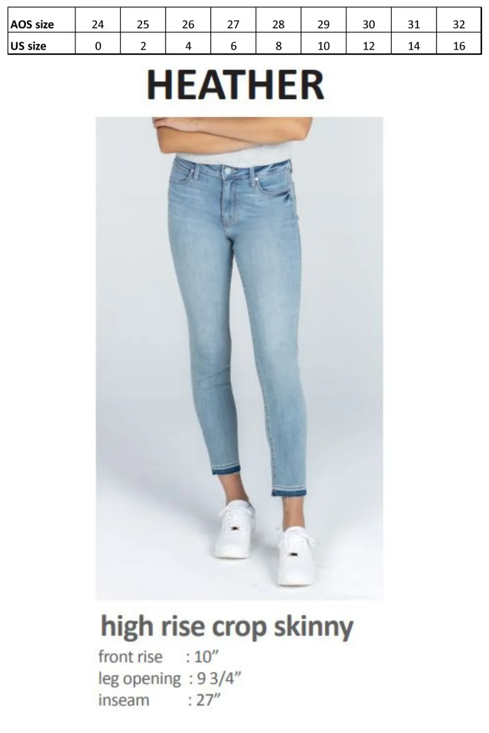 HEATHER HIGH-RISE CROP | DESIRE