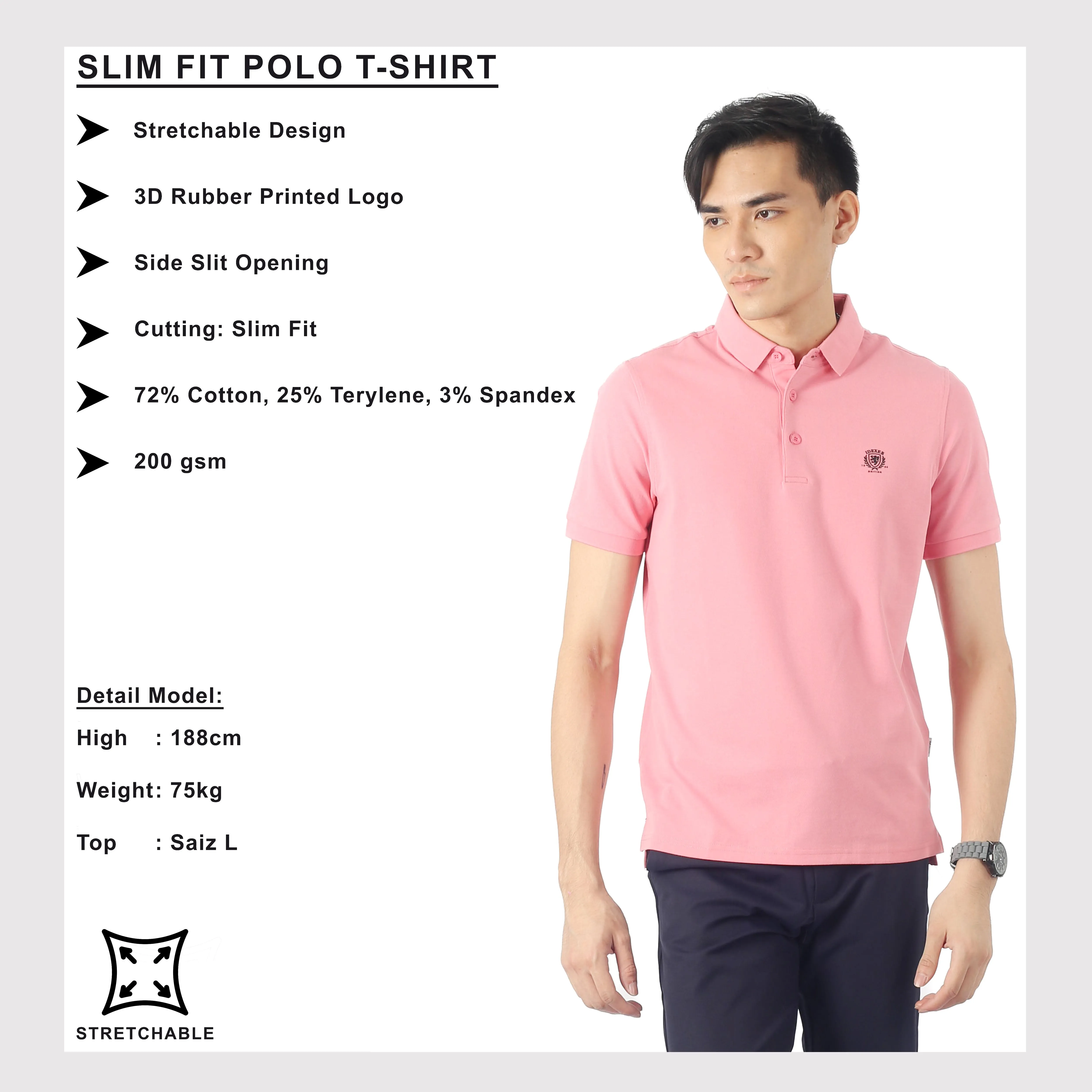 IDEXER MENS POLO T-SHIRT [SLIM FIT] ID0268