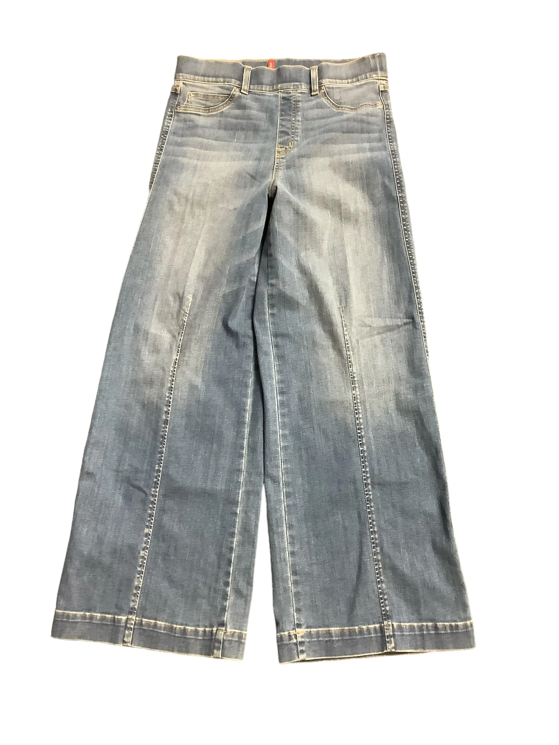 Jeans Flared By Spanx In Blue Denim, Size: L