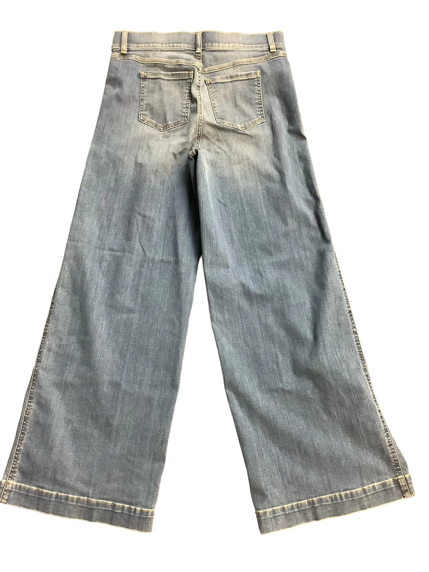 Jeans Flared By Spanx In Blue Denim, Size: L