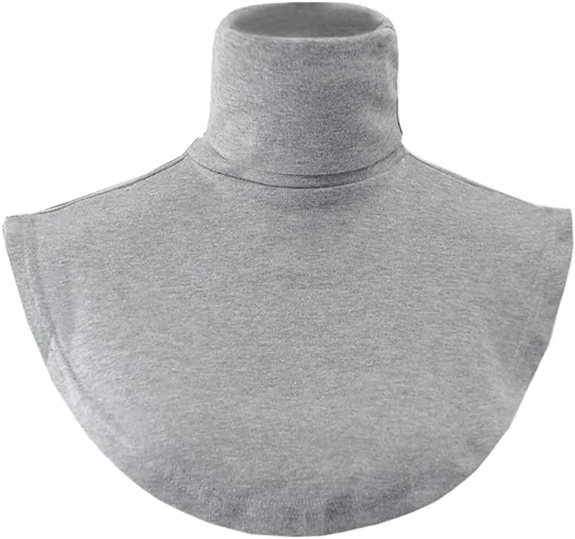 Joyci Fashion Turtleneck False Collar Winter Unisex Cotton Simple Dickey Collar