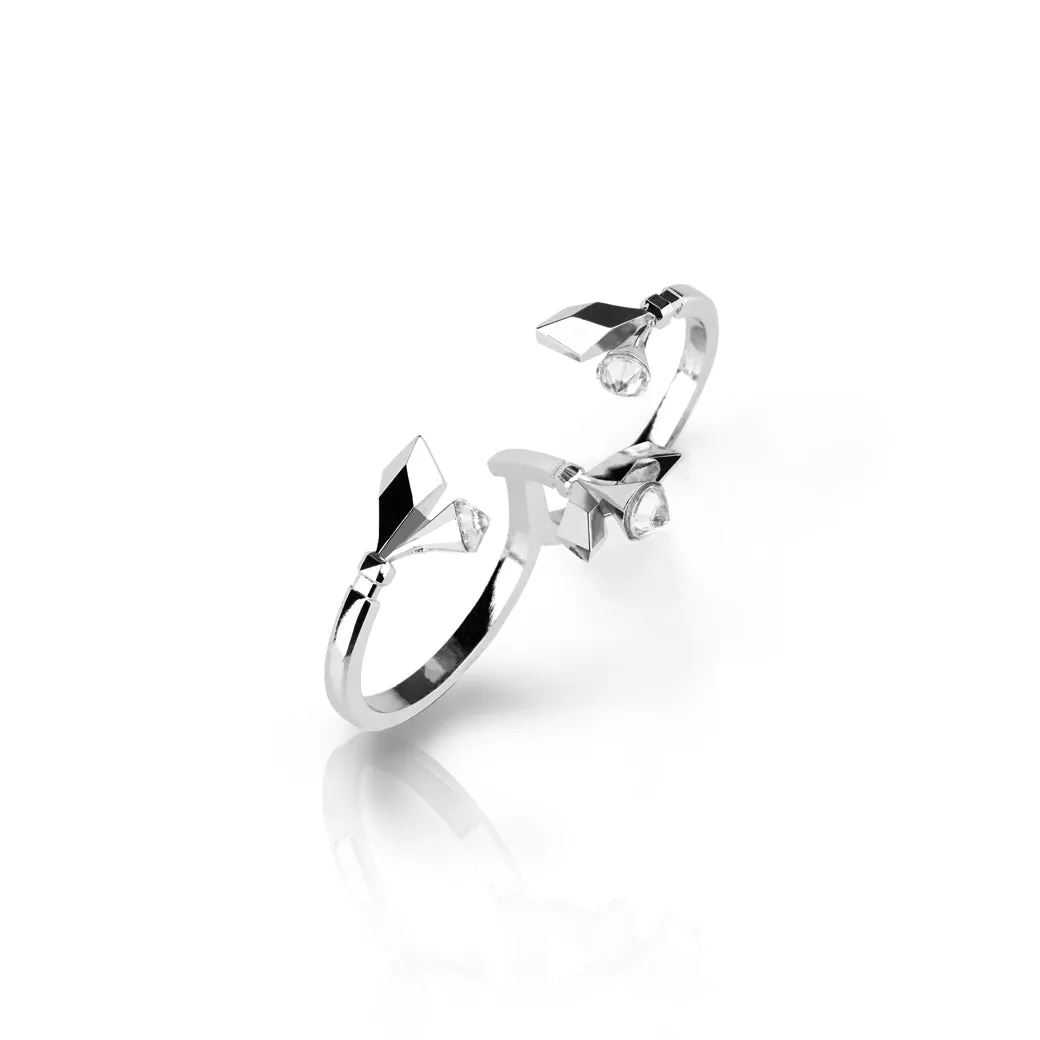 Leaf No.4 Ring [White gold]