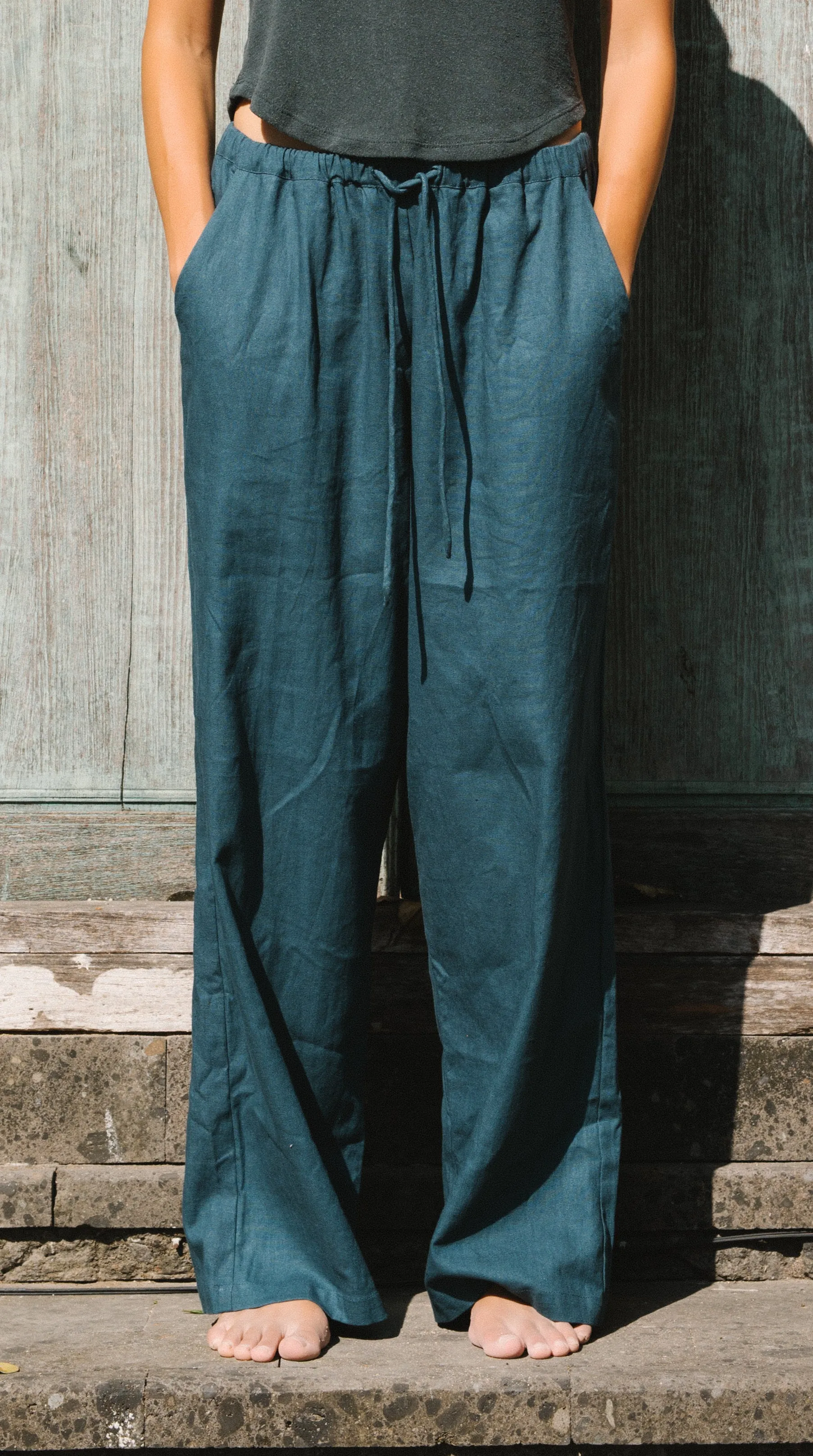 Linen Straight Pant