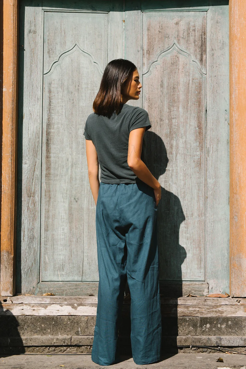 Linen Straight Pant