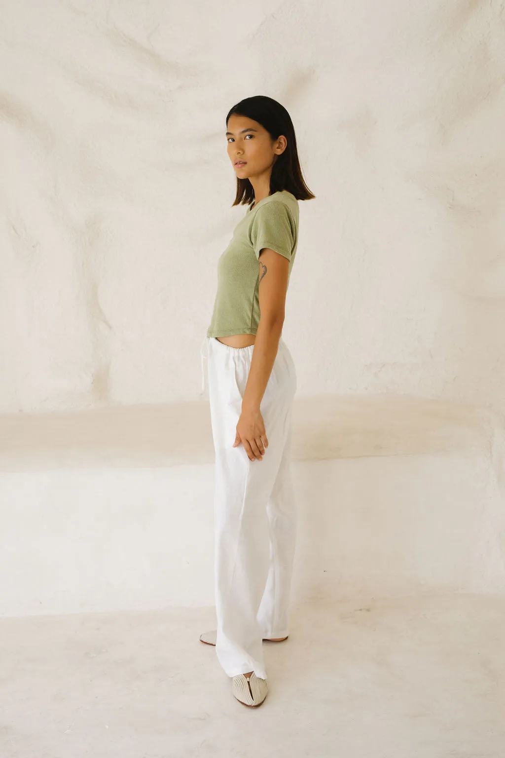 Linen Straight Pant