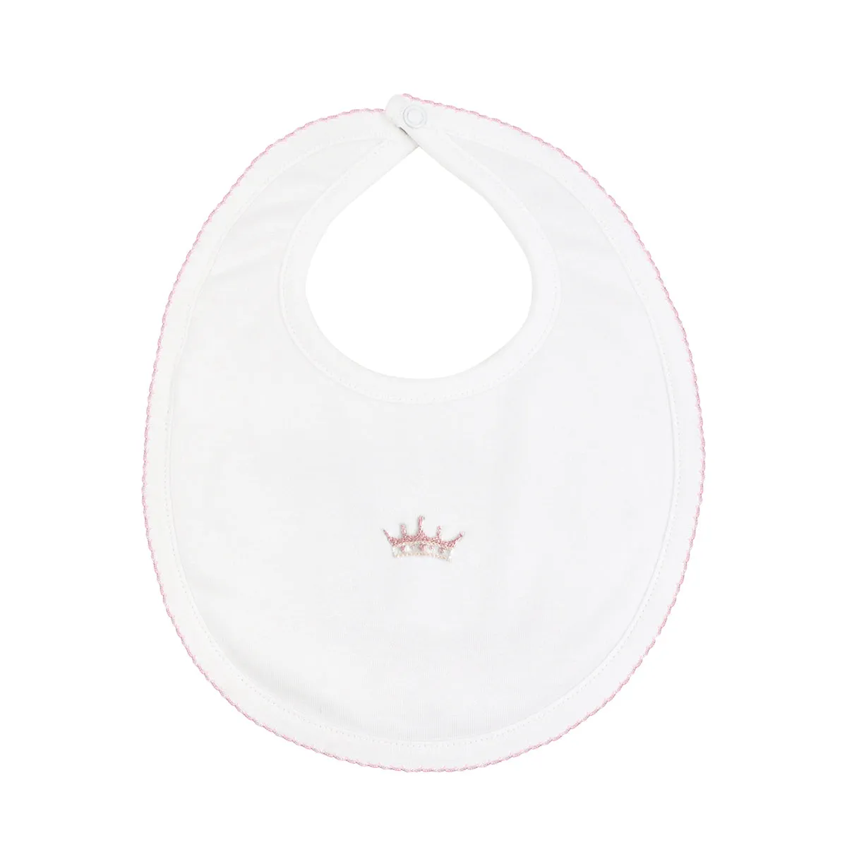 Little Princess Embroidery Bib | Baby Girl