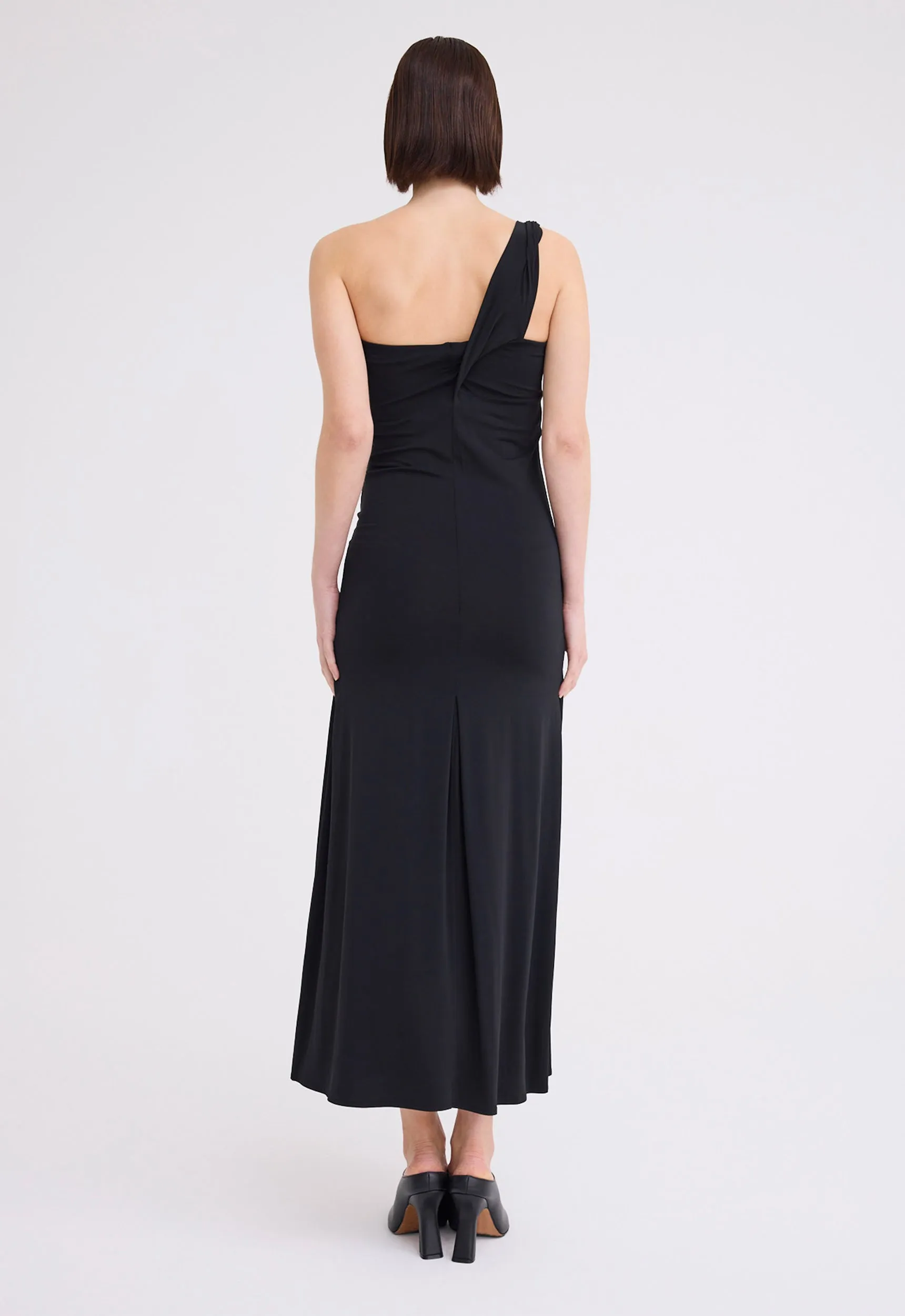 Lyas Jersey Maxi Dress - Black