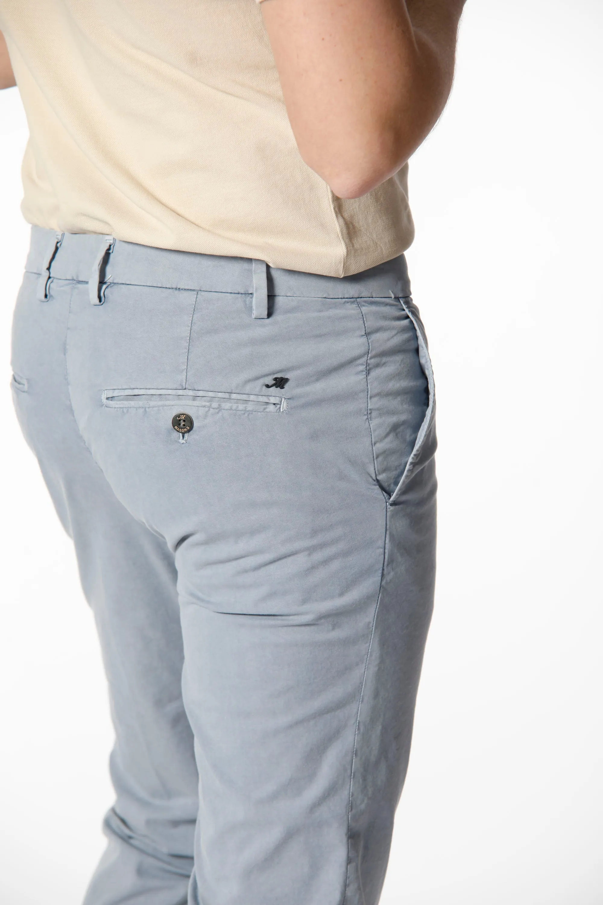 Milano Style Essential pantalone chino uomo in twill stretch extra slim fit