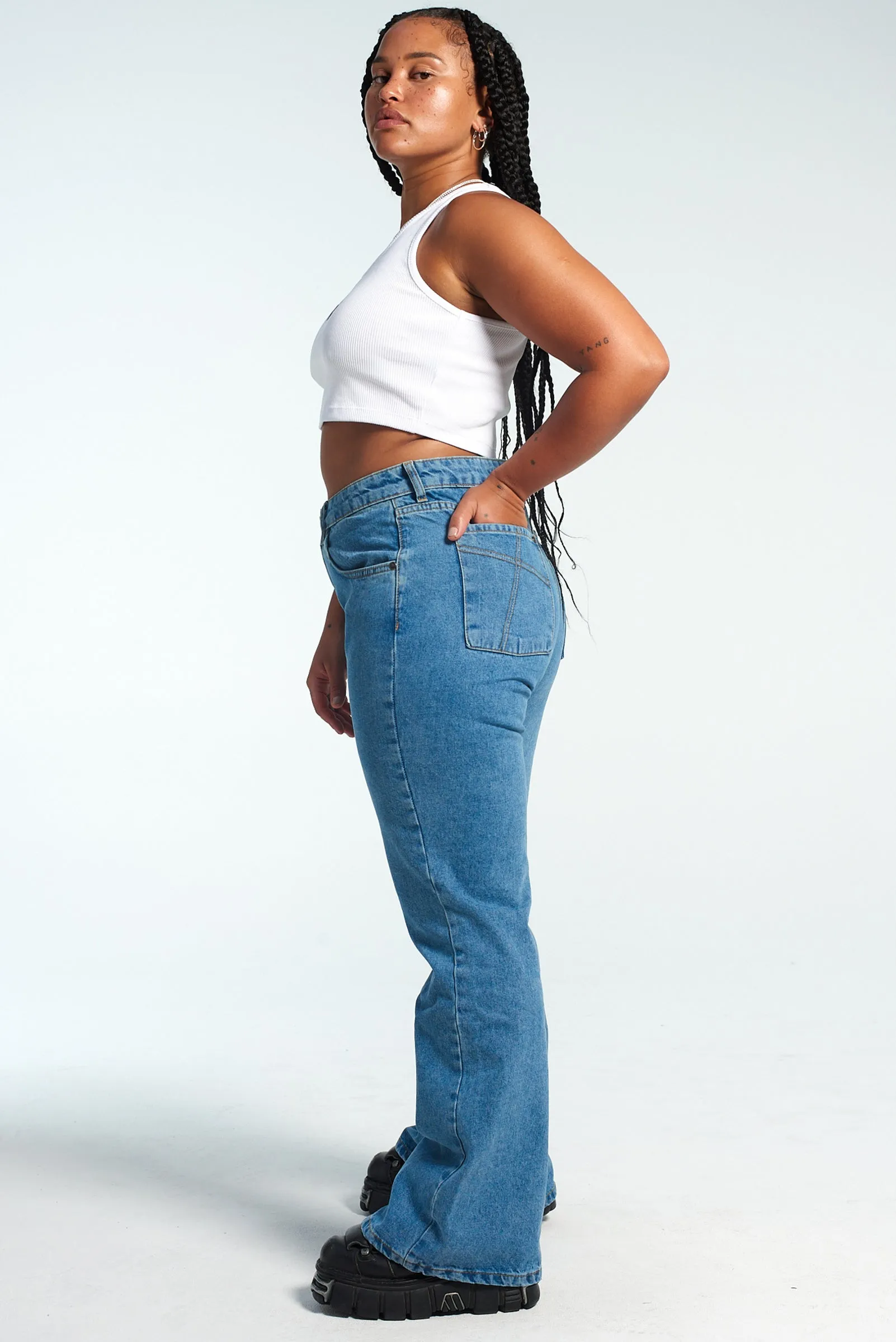 Organic Boot Cut Dakota Jean Light Blue