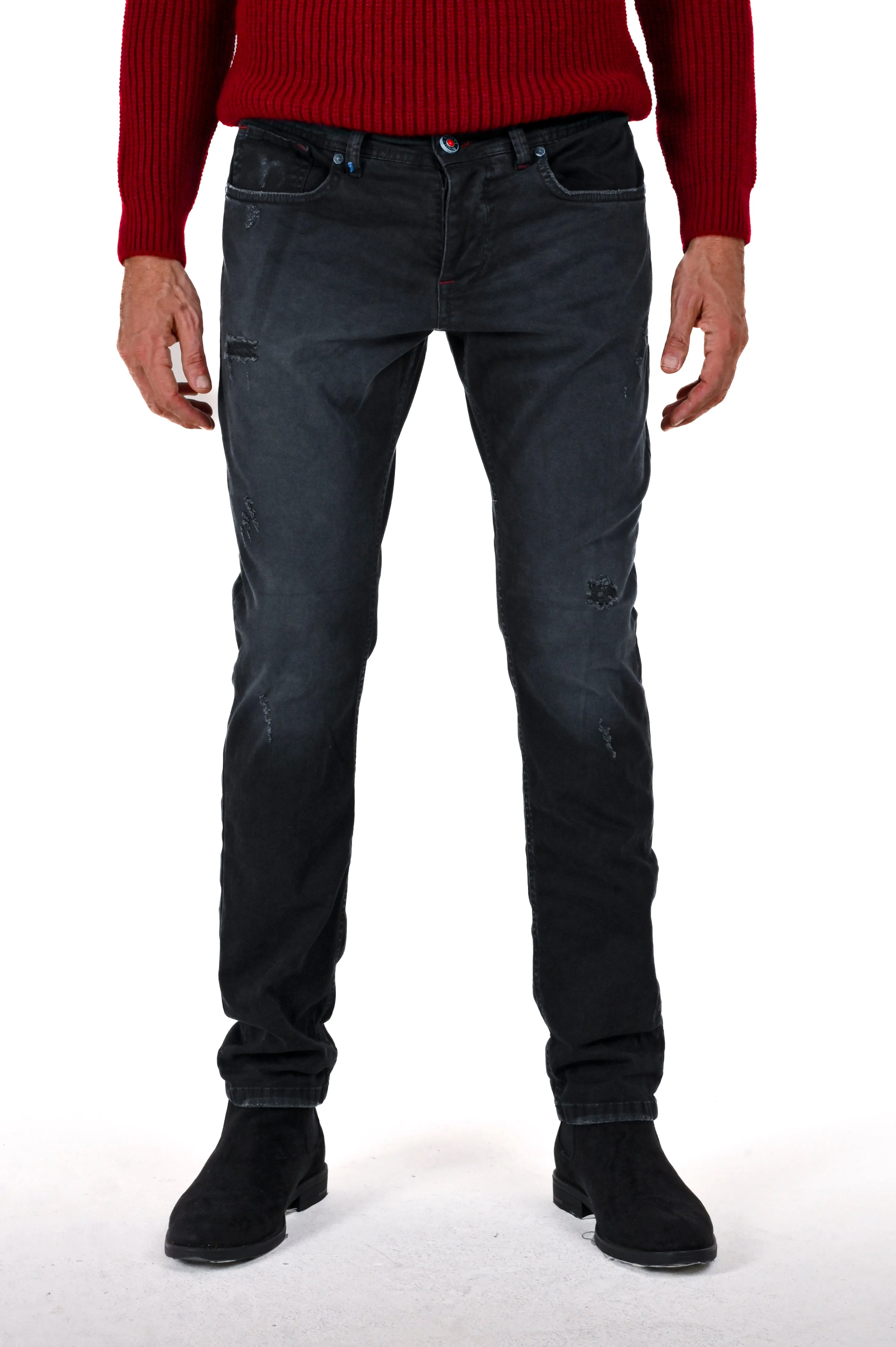 Pantaloni uomo in cotone slim fit AI 5124 in vari colori - Displaj