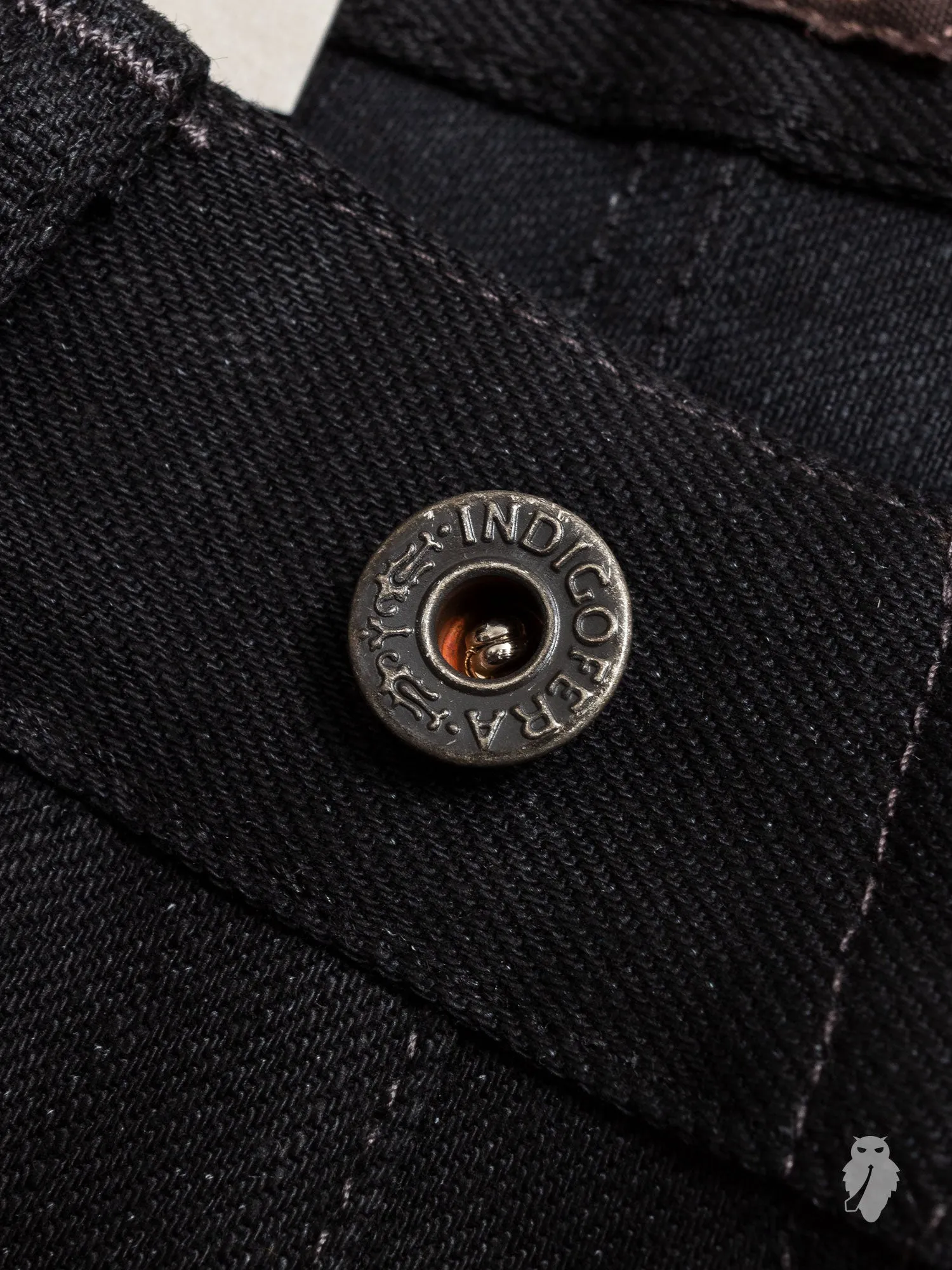 "Thunder Black" 14oz Selvedge Denim - Nash Tapered