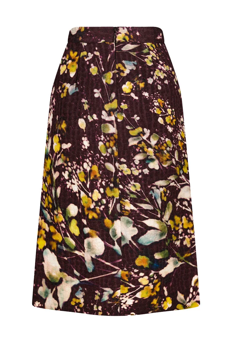 Shea Bleached Floral Skirt
