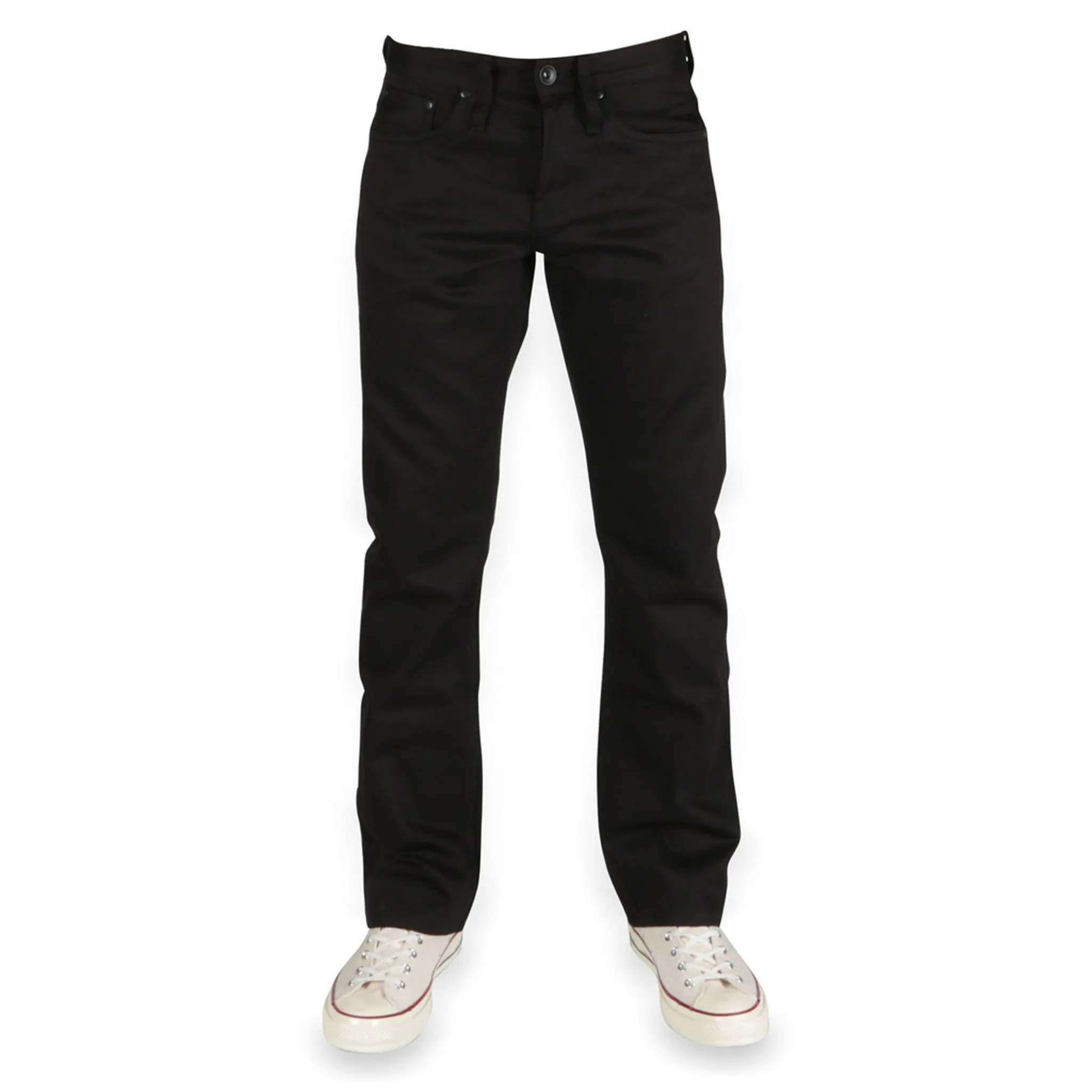 UB355 Straight Fit - 12.5oz Black Selvedge Chino